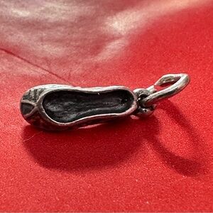 James Avery  Retired Charm Slipper Shoe 925 Sterling Ballet Dance Pendant 5505